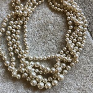 J Crew pearl twisted hammock necklace!💖